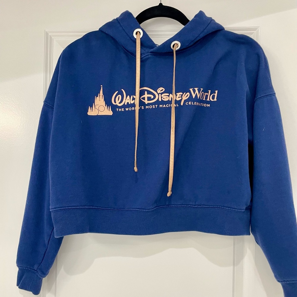 Disney Blue Women's Hoodie Sweater